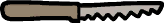 Bread knife inventory icon
