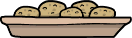 Baked potatoes inventory icon