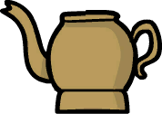 Coffee pot inventory icon
