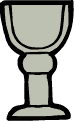 Chalice with liquid inventory icon