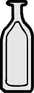 Empty bottle inventory icon