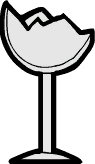 Broken glass inventory icon