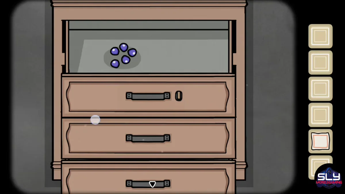 Berries visible in the unlocked top drawer in Servant of the Lake Lite